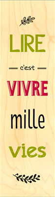 Marque-page mille vies