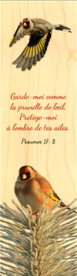 Marque-page religieux psaume 17-8