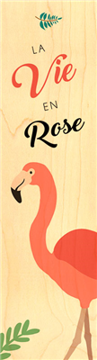 Marque-page Flamant rose