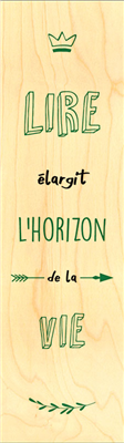 Marque-page lire horizon