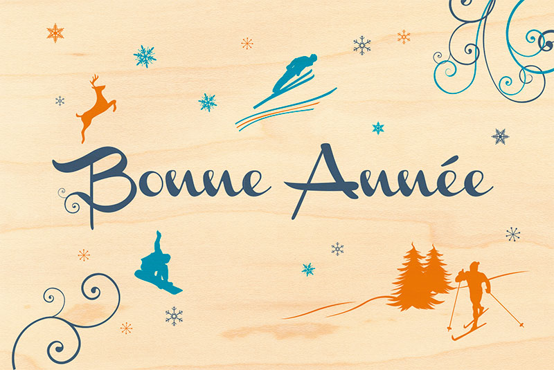 Carte De Voeux Bonne Annee Sport D Hiver Carte De Voeux Bonne Annee Sport D Hiver