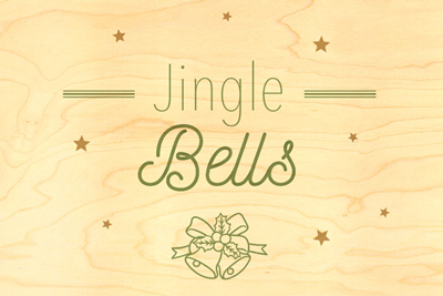 Carte de voeux jingle bells