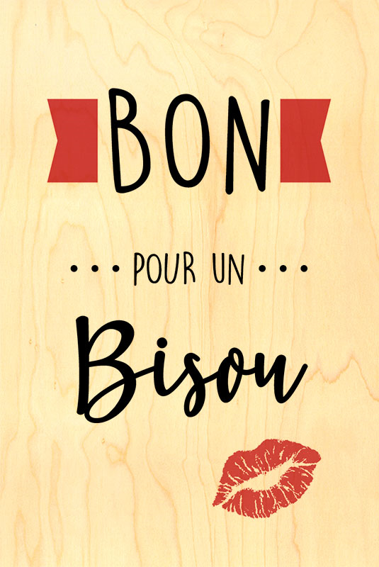 Carte Postale Happy Bon Pour Un Bisou