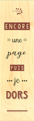 Marque-page encore une page