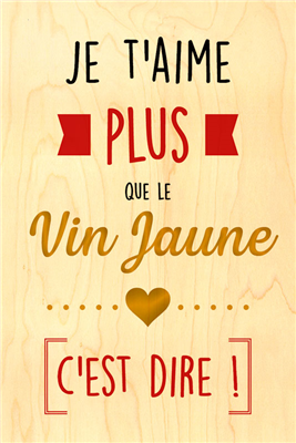 Happy wood vin jaune