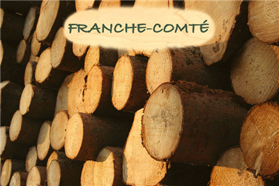 Carte postale franche-comté rondins