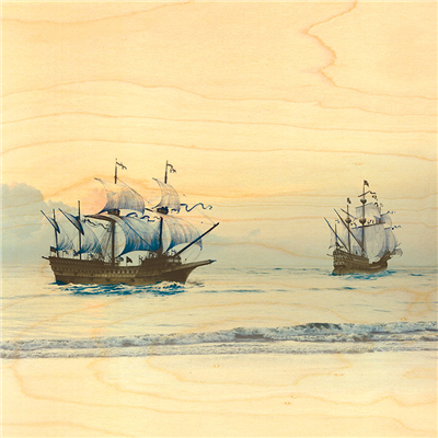 Poster bateaux pirates