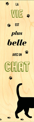 Marque-page vie meilleur chat