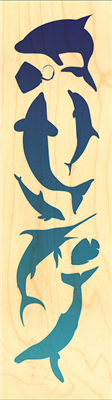 Marque-page animaux marins baleine