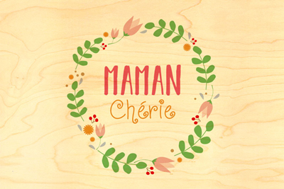 Carte fête des mères maman chérie