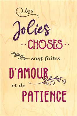 Happy wood jolies choses