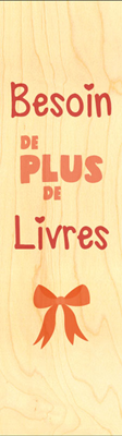 Marque-page plus de livres