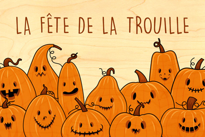 carte bois EV042 halloween fête de la trouille