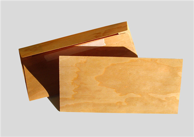 Enveloppe Merisier format carte panoramique