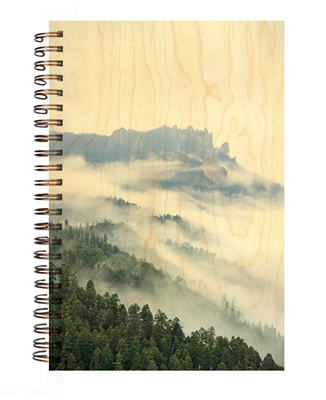 Carnets avec couverture bois