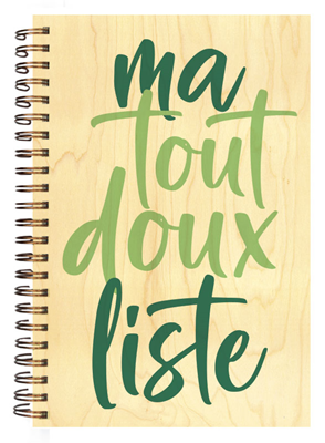 CARN1087 carnet couverture bois tout doux